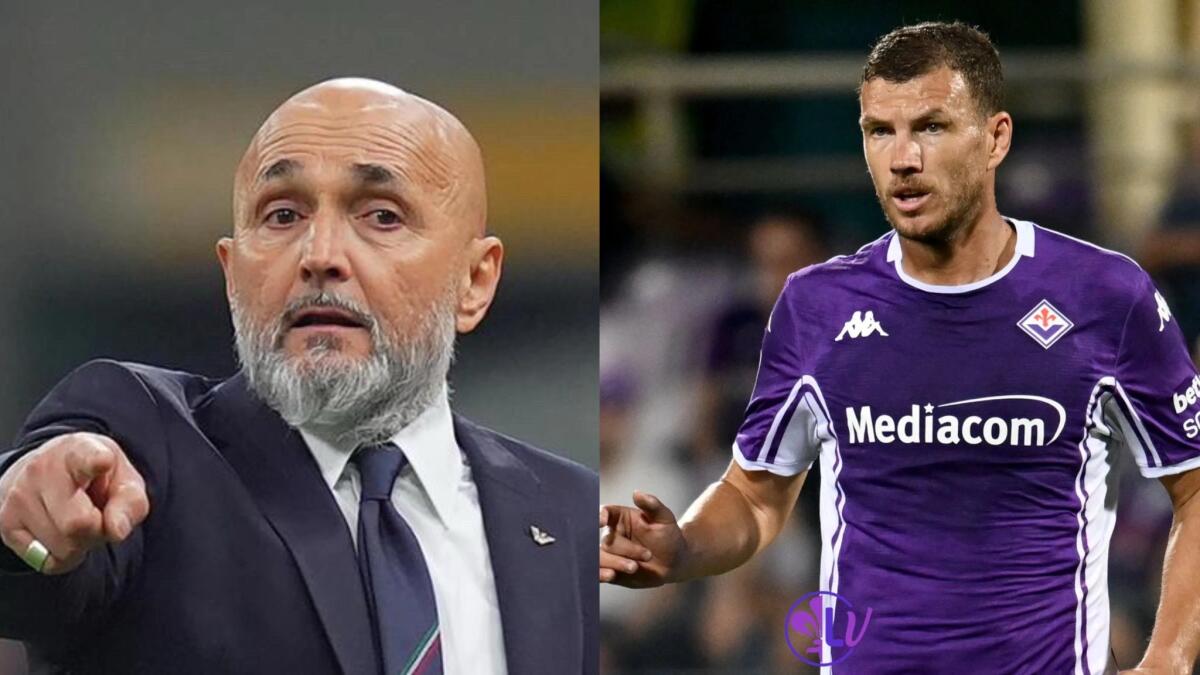 Spalletti: "Džeko è l'attaccante più forte che ho avuto, con me ha fatto cose straordinarie". - 