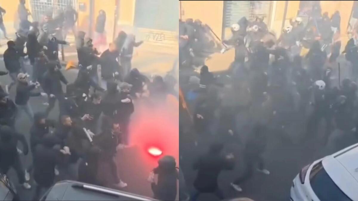 Violenti scontri tra ultras prima di Pisa-Verona: si registrano alcuni feriti e danni alle auto parcheggiate - 