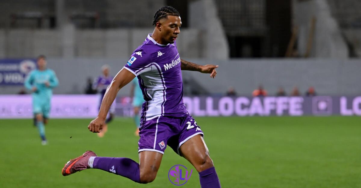 Ndour: “Speriamo che Pio Esposito oggi non segni, i compagni sapranno difenderlo al meglio” - Firenze, Stadio Franchi, 26.10.2025, Fiorentina-Bologna, foto Lisa Guglielmi. Copyright Labaroviola.com