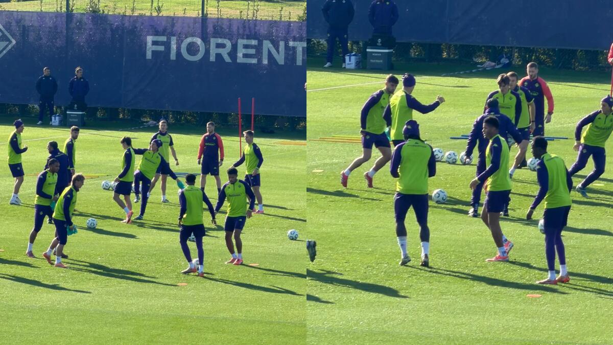 Rifinitura Fiorentina: assenti Dodò, Piccoli e Gosens. Kouame e Sabiri si allenano in gruppo - 