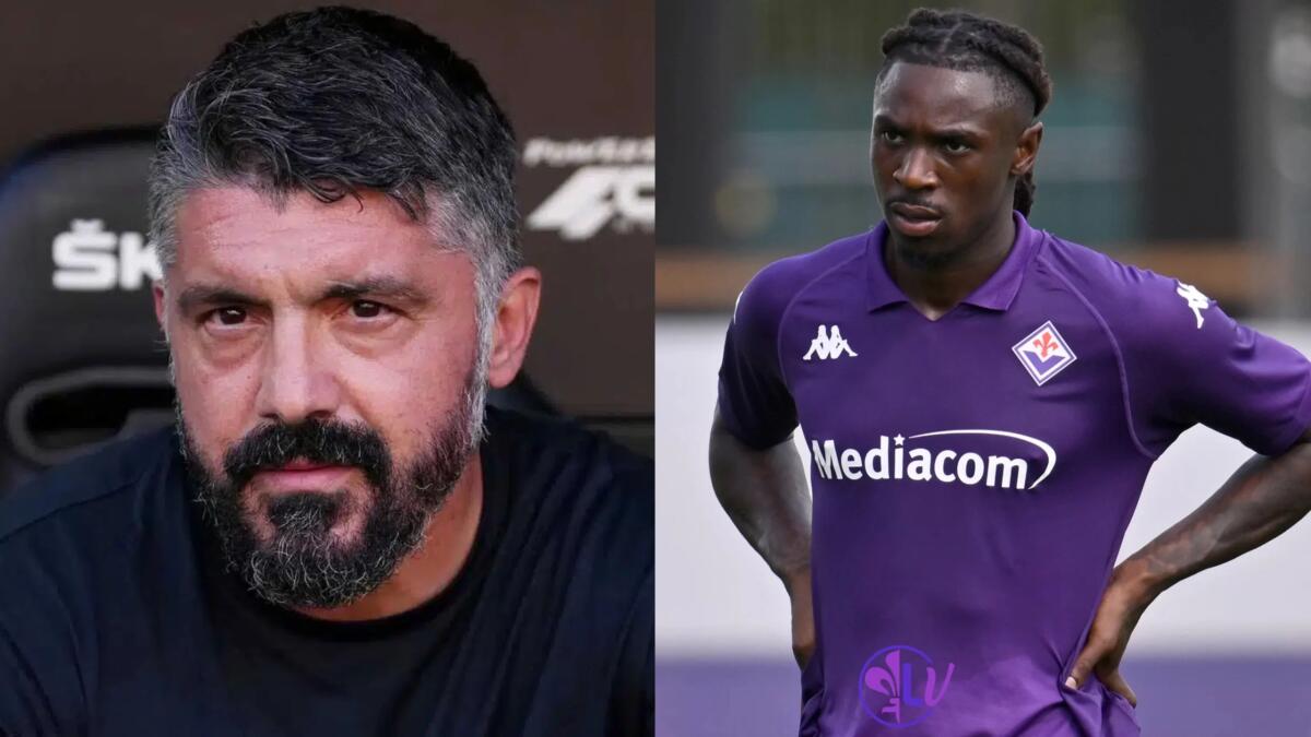 Gattuso attacca la Fiorentina: "Kean non doveva giocare in Conference, dispiace non possa esserci" - 