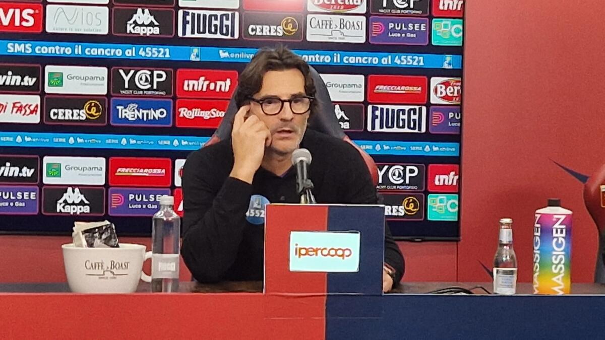 Vanoli: "Arrabbiato per il secondo gol subito, dobbiamo pensare a giocare. Lo dico, buon punto" - 