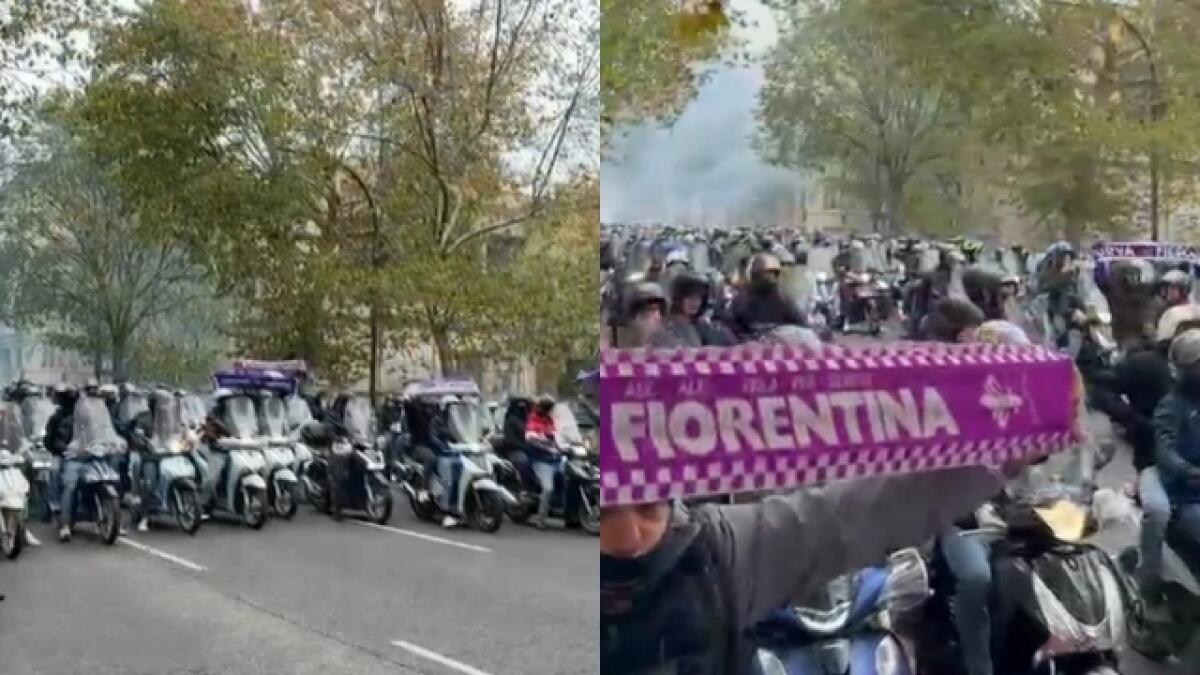 Coreografia vietata, la Fiesole risponde: raduno in Piazza della Libertà e motorinata verso il Franchi - 