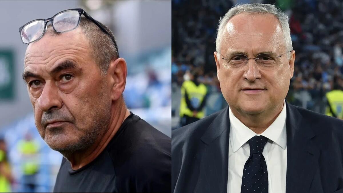 Gelo tra Sarri e la Lazio: il tecnico si sente tradito, la società è irritata per le sue continue uscite dirette - 