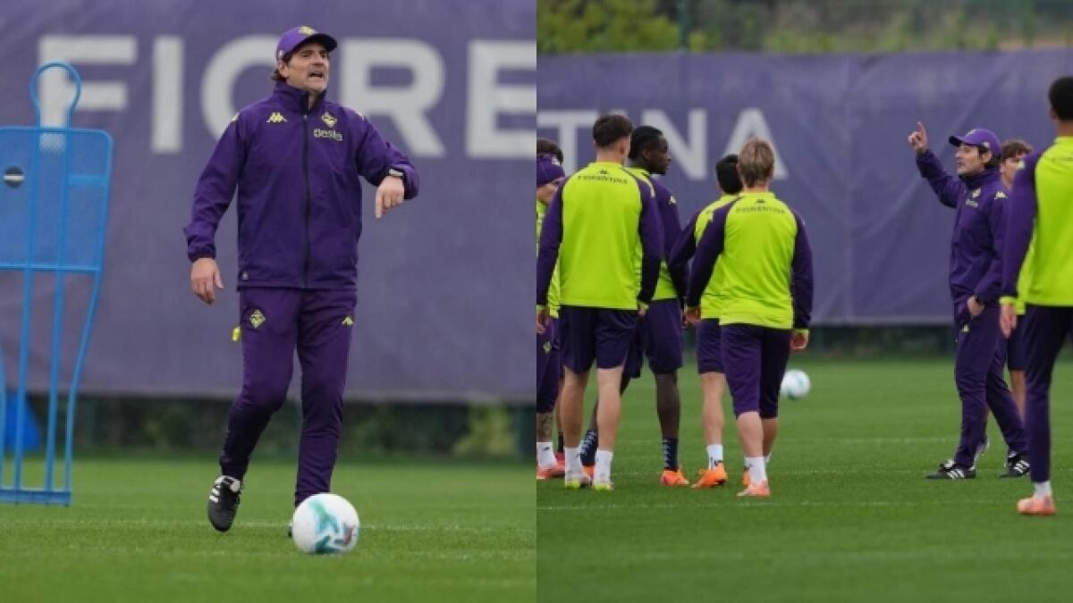 Le immagini del primo allenamento al Viola Park di Vanoli con la Fiorentina. Le foto dal campo - 
