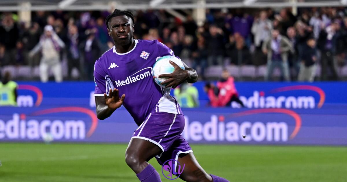 Kean: "Abbiamo fame, questa settimana ci siamo allenati bene e ora sta a noi dimostrare qualcosa" - Firenze, Stadio Franchi, 26.10.2025, Fiorentina-Bologna, foto Lisa Guglielmi. Copyright Labaroviola.com