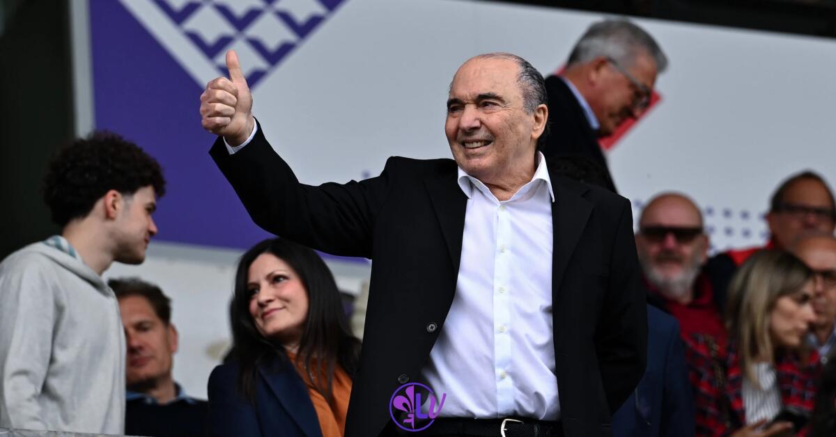 Tajani: "Commisso l'esempio lampante del legame storico e culturale tra l'Italia e gli Stati Uniti" - Firenze, Stadio Artemio Franchi, 27.04.2025, Fiorentina-Empoli, foto Lisa Guglielmi. Copyright Labaroviola.com