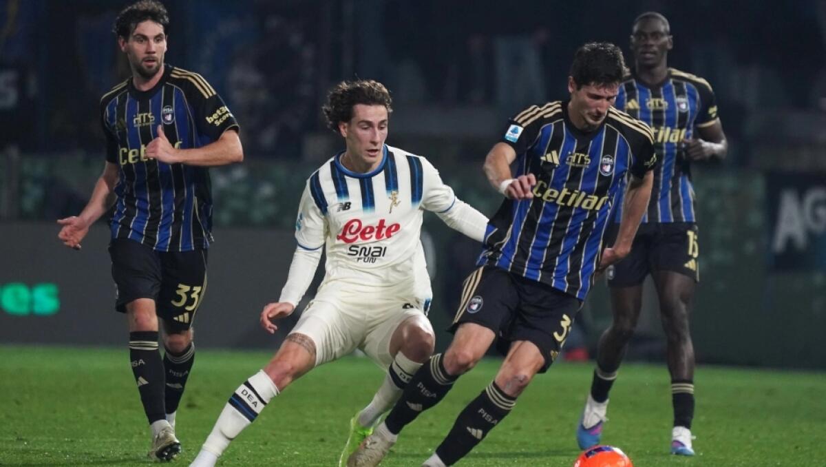 Il Pisa pareggia con l'Atalanta di Palladino grazie a Durosinmi e raggiunge la Fiorentina a 14 punti - 