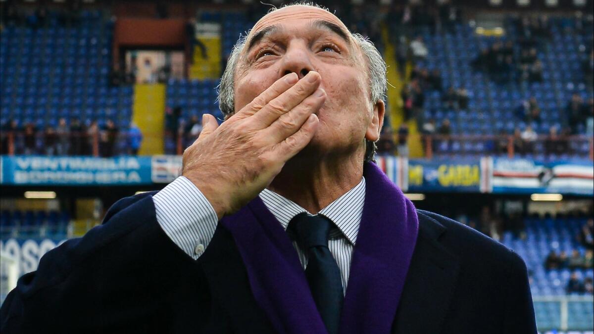 Nazione: "Oggi il funerale di Commisso a New York. Tutte le porte storiche di Firenze saranno illuminate di viola" - 