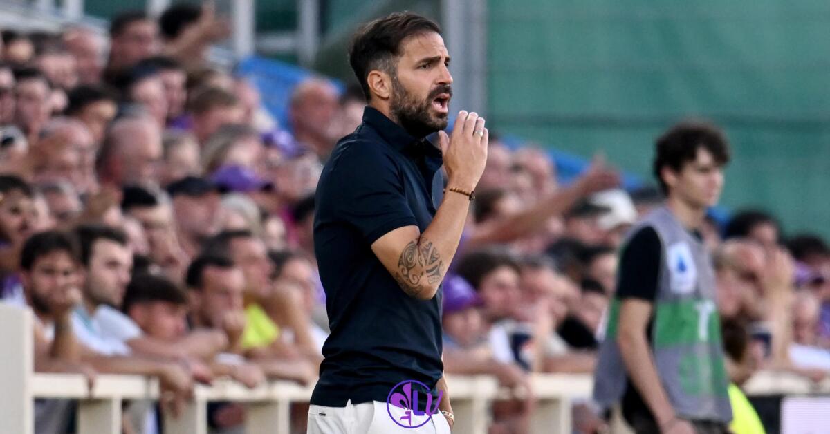 Fabregas autocritico: "Oggi non c'è stata partita, non sono riuscito a trasmettere la motivazione giusta" - Firenze, Stadio Franchi, 21.09.2025, Fiorentina-Como, foto Lisa Guglielmi. Copyright Labaroviola.com