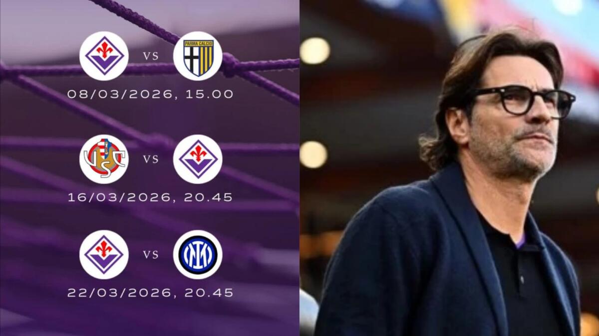 Fiorentina: date e orari dalla 28° fino alla 30° giornata di campionato, Fiorentina-Inter domenica alle 20:45 - 