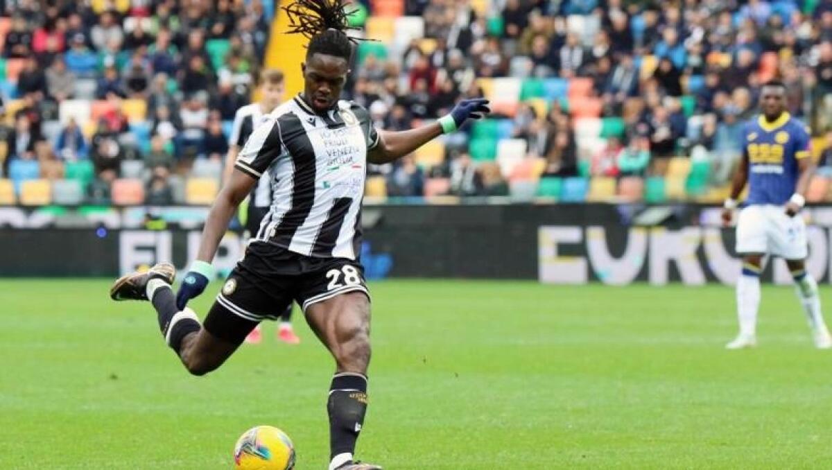 L'Udinese perde Solet, i bianconeri giocheranno contro la Fiorentina senza il loro baluardo - 