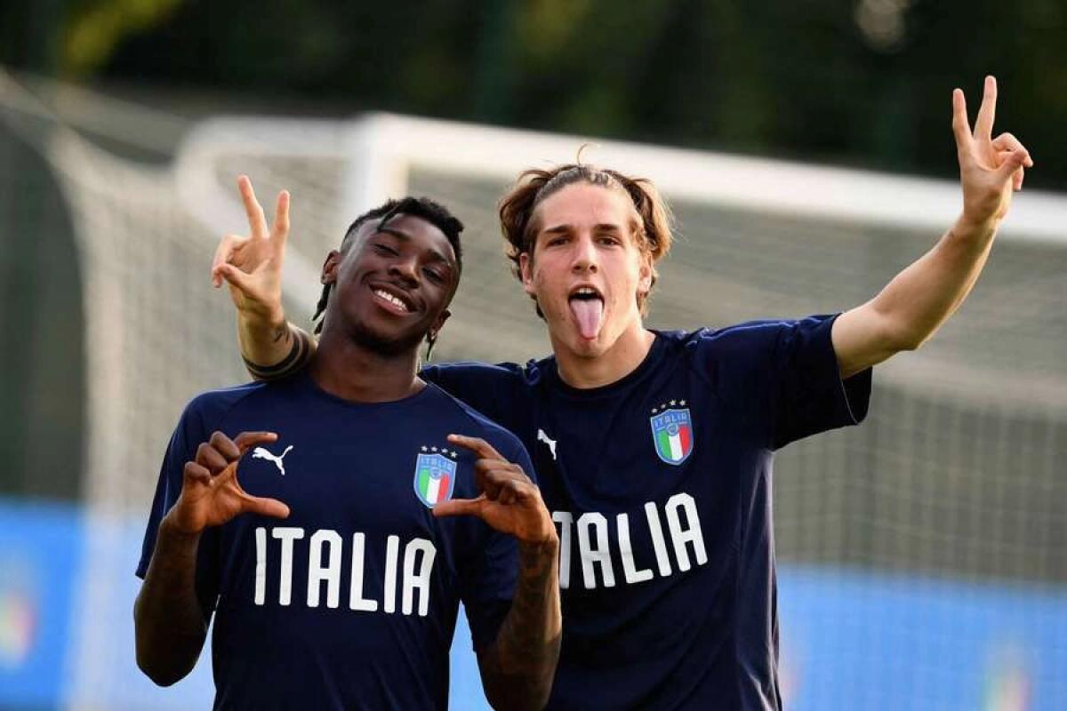 Gazzetta: "Duello azzurro a Udine: sfida da svolta per Zaniolo e Kean" - 