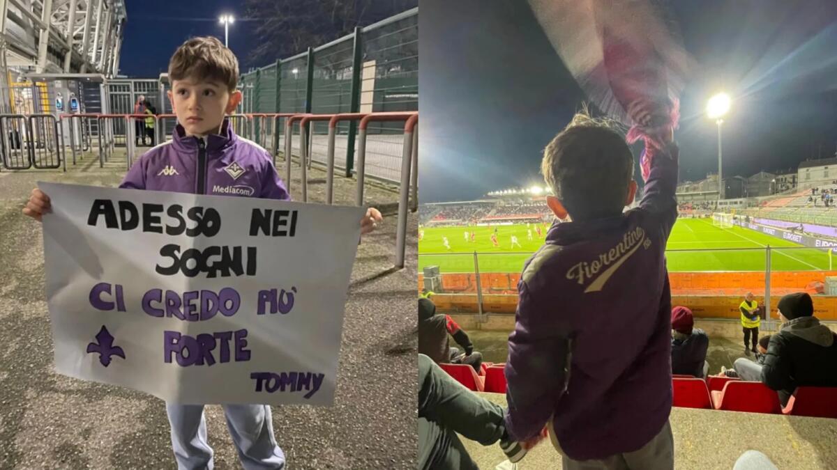 Il cartellone del piccolo viola Tommy negato a Cremona, arrivano le scuse: “Sarai nostro ospite” - 