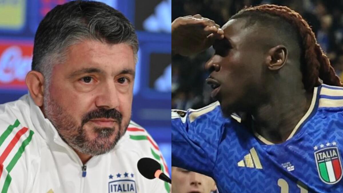 “Moise… che ne pensi?”. Gazzetta: “Gattuso ha messo Kean al centro dell’Italia” - 