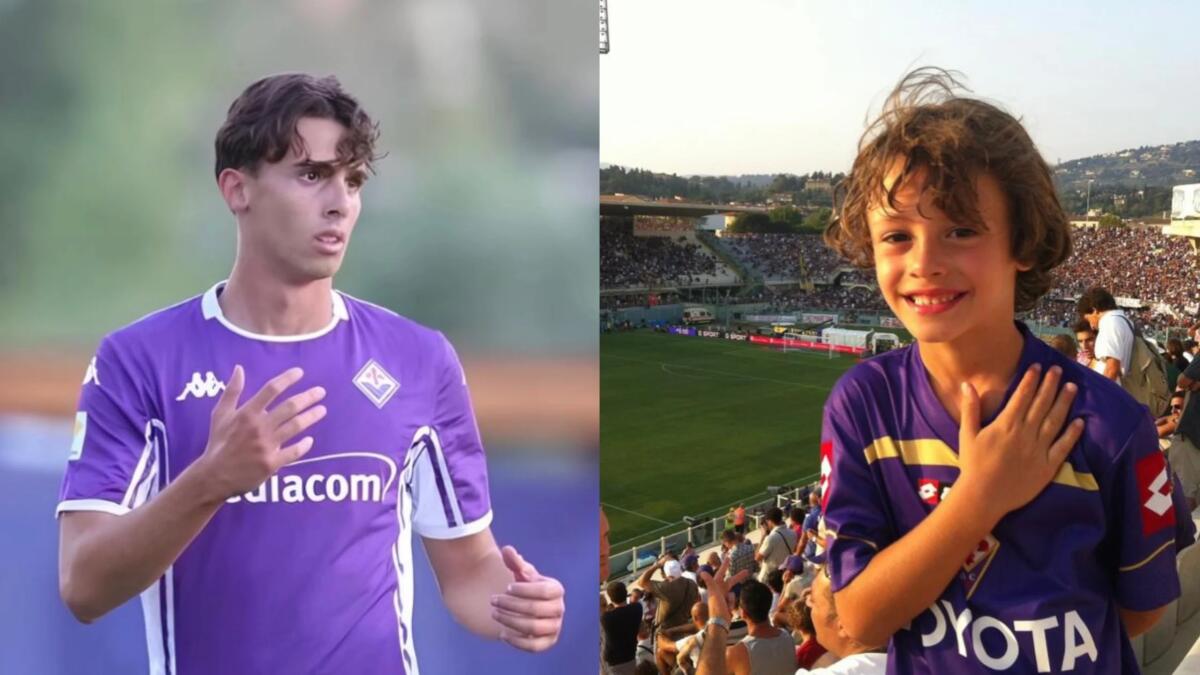 Un anno fa Braschi era in Curva Fiesole per vedere Fiorentina-Inter, oggi gioca e si emoziona - 
