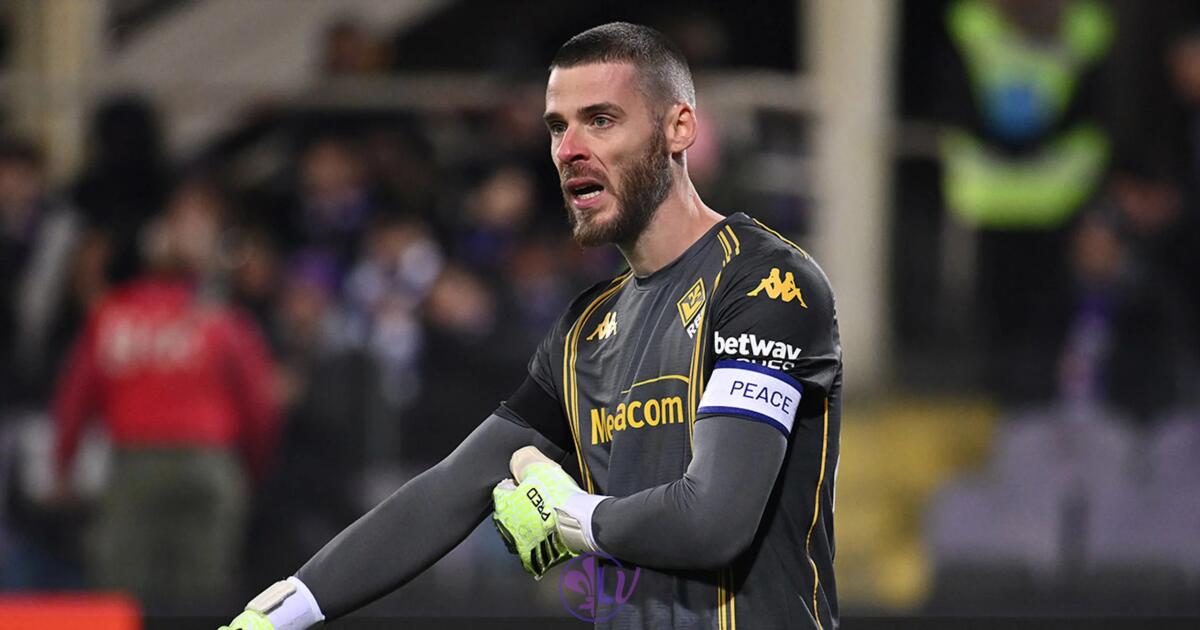 De Gea oggi non si allenerà. Il portiere ha chiesto un permesso per motivi familiari. - Firenze, Stadio Franchi, 24.01.2026, Fiorentina-Cagliari, foto Lisa Guglielmi. Copyright Labaroviola.com