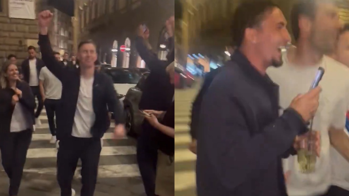 (VIDEO) I calciatori del Palace fanno festa per le strade di Firenze: Glasner gli ha concesso la serata libera - 
