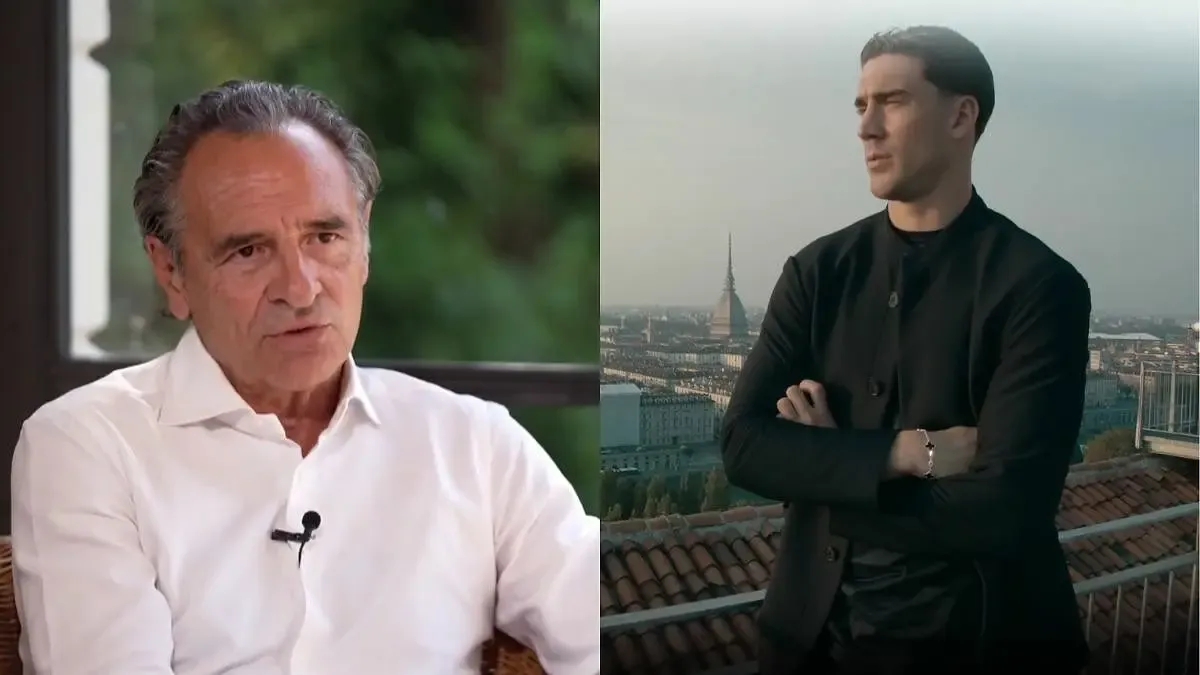 Prandelli su Vlahovic: "Va rinnovato perché è un attaccante da 30 gol come era a Firenze e può fare benissimo" - 