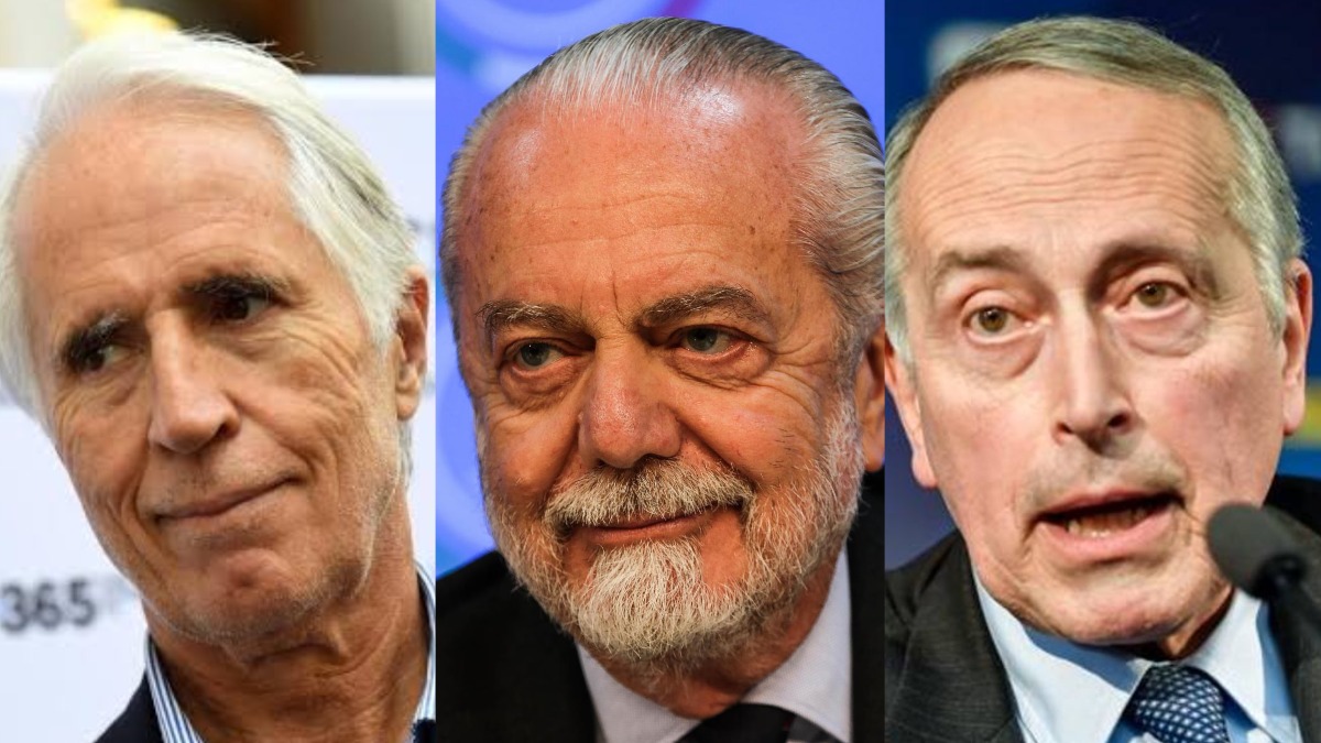 De Laurentiis stronca Abete: "Non è adatto". Poi aggiunge: "Dico Malagò per la FIGC" - 