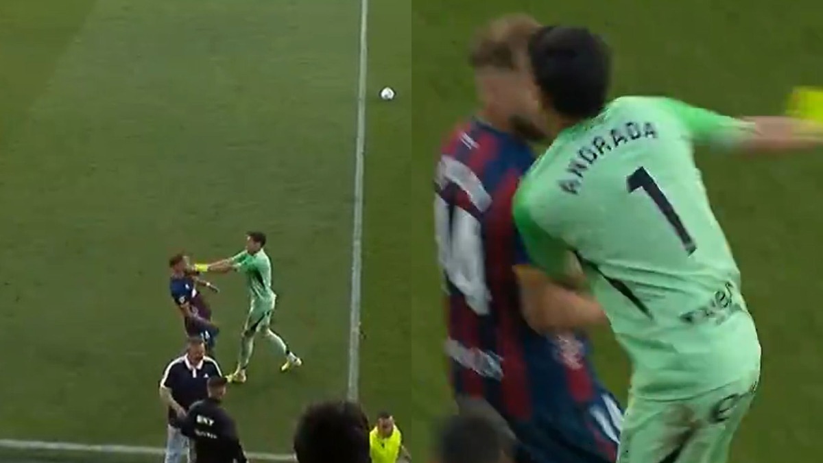 (VIDEO) Clamoroso in Serie B spagnola: Il portiere perde la testa e tira un cazzotto ad un avversario - 