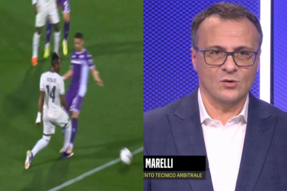 Marelli non ha dubbi: "Fabbri ha fatto la scelta giusta. Il contatto c'è, ma troppo leggero per dare rigore" - 