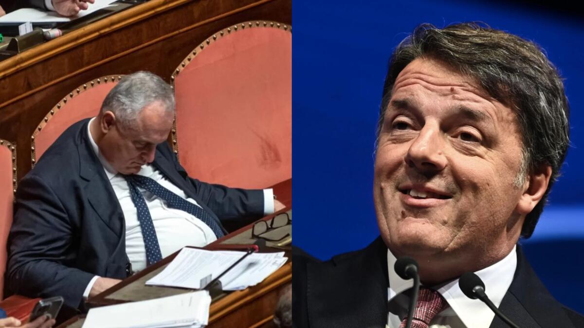 (FOTO) Renzi attacca Lotito: "Uno dei simboli del fallimento del sistema calcio. Ecco cosa fa in Senato" - 
