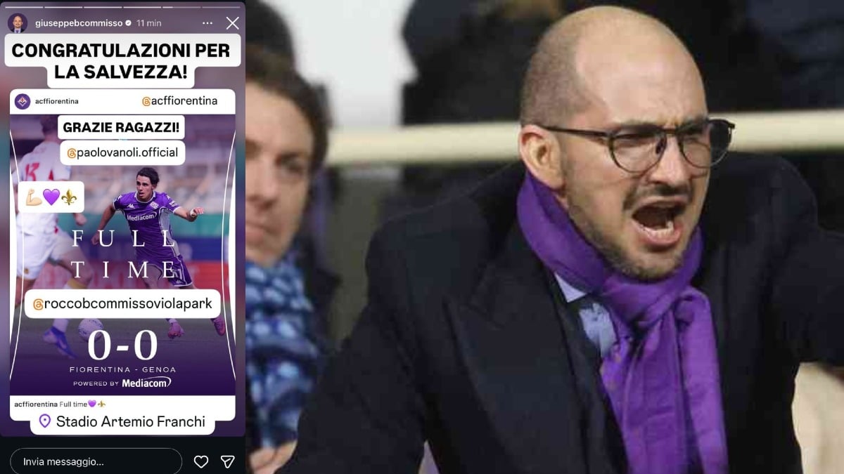 Joseph Commisso esulta su Instagram e scrive: “Congratulazioni per la salvezza. Grazie ragazzi” - 
