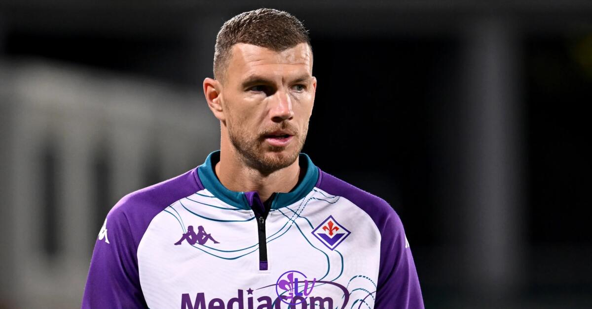 Dzeko: “Ho deciso di lasciare la Fiorentina perché mi serviva giocare, dovevo essere in forma per la Bosnia” - Firenze, Stadio Franchi, 26.10.2025, Fiorentina-Bologna, foto Lisa Guglielmi. Copyright Labaroviola.com