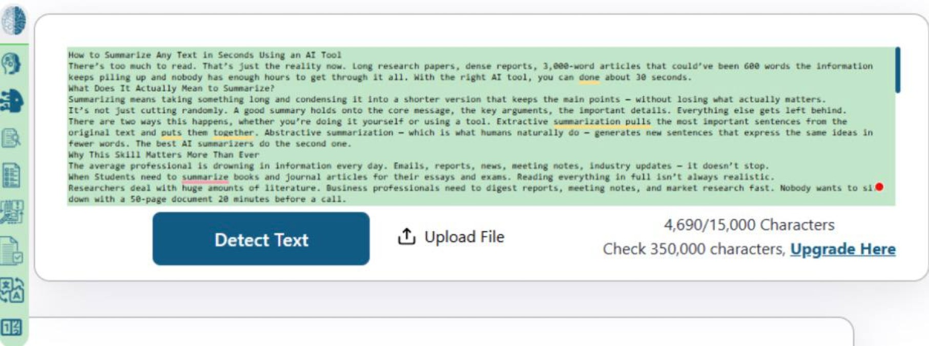 How to Summarize Any Text in Seconds Using an AI Tool - 