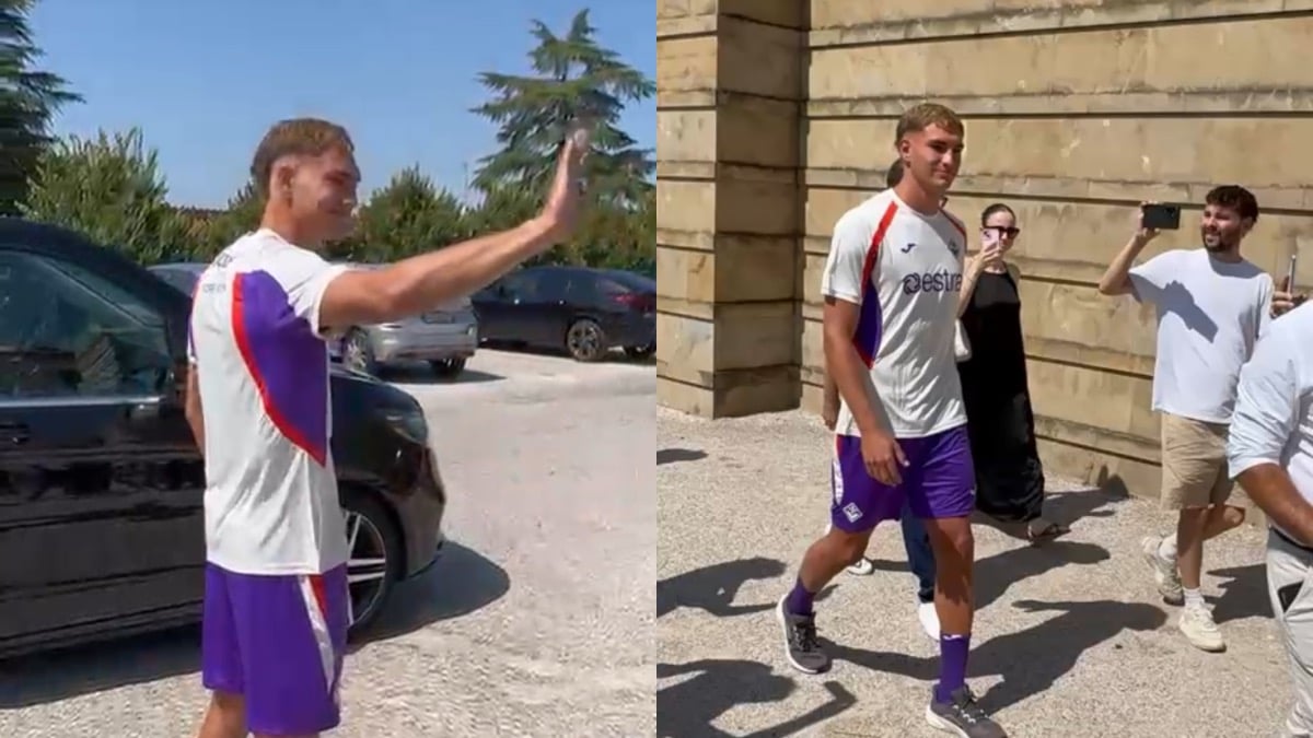 (VIDEO) Pellegrino alle visite mediche: le prime immagini del nuovo attaccante della Fiorentina - 