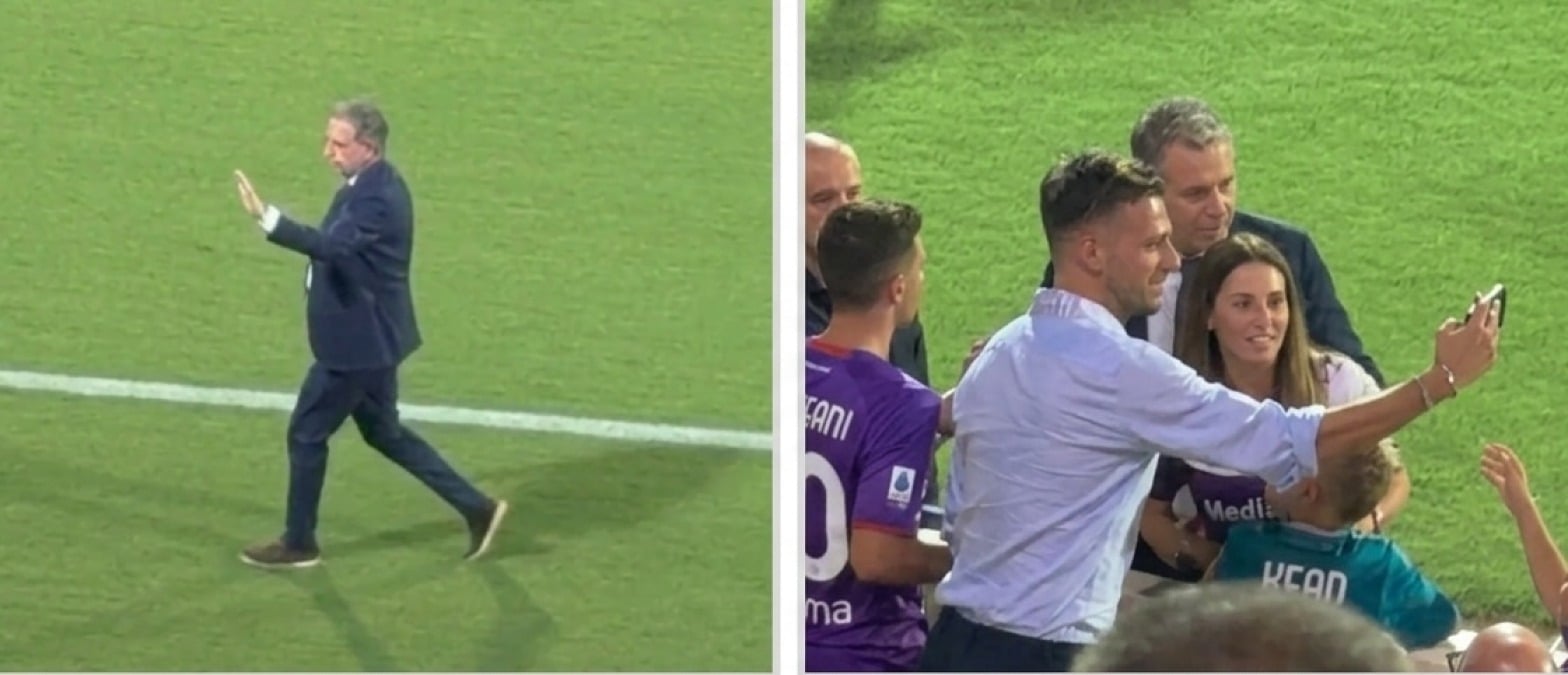 (FOTO) Applausi scroscianti per Paratici: i tifosi viola lo ringraziano per gli acquisti fatti - 