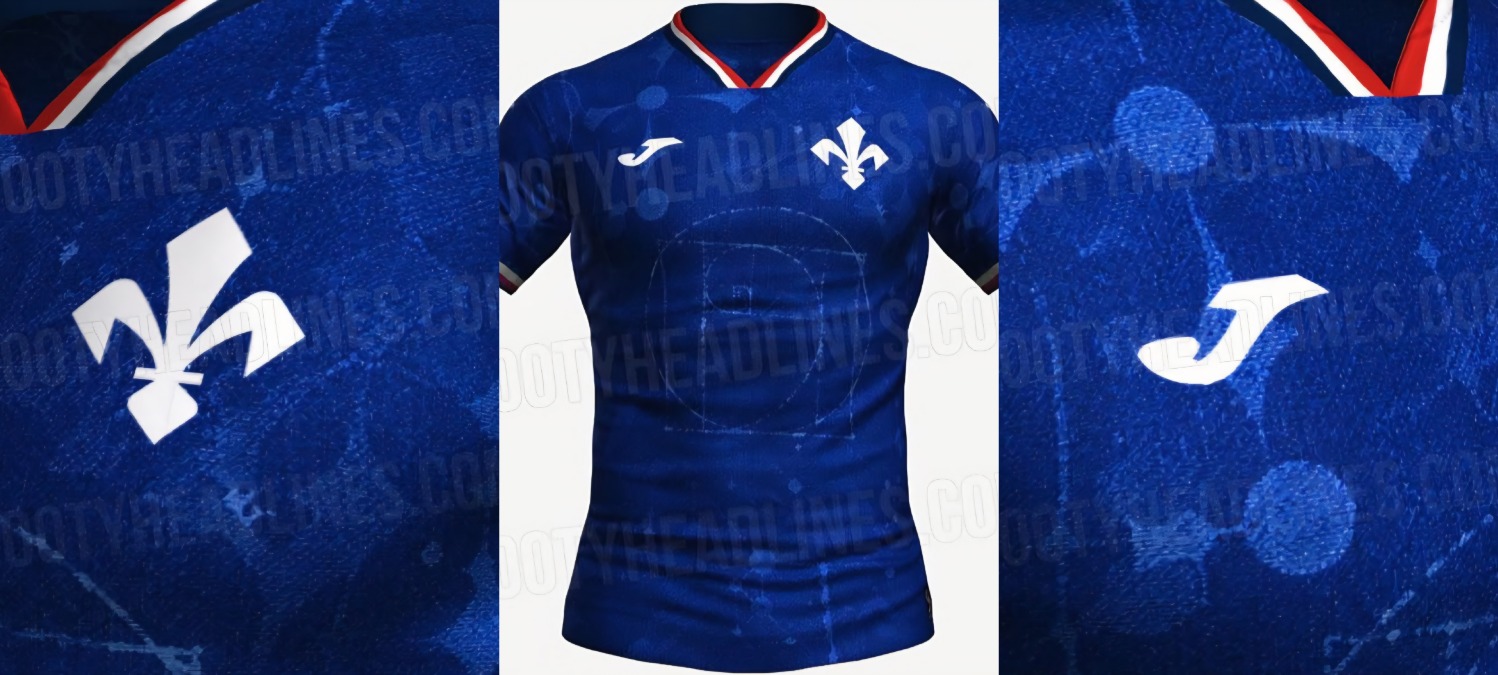 Footy Headlines mostra un'anteprima della 3°maglia: sarà blu con il giglio bianco senza stemma - 