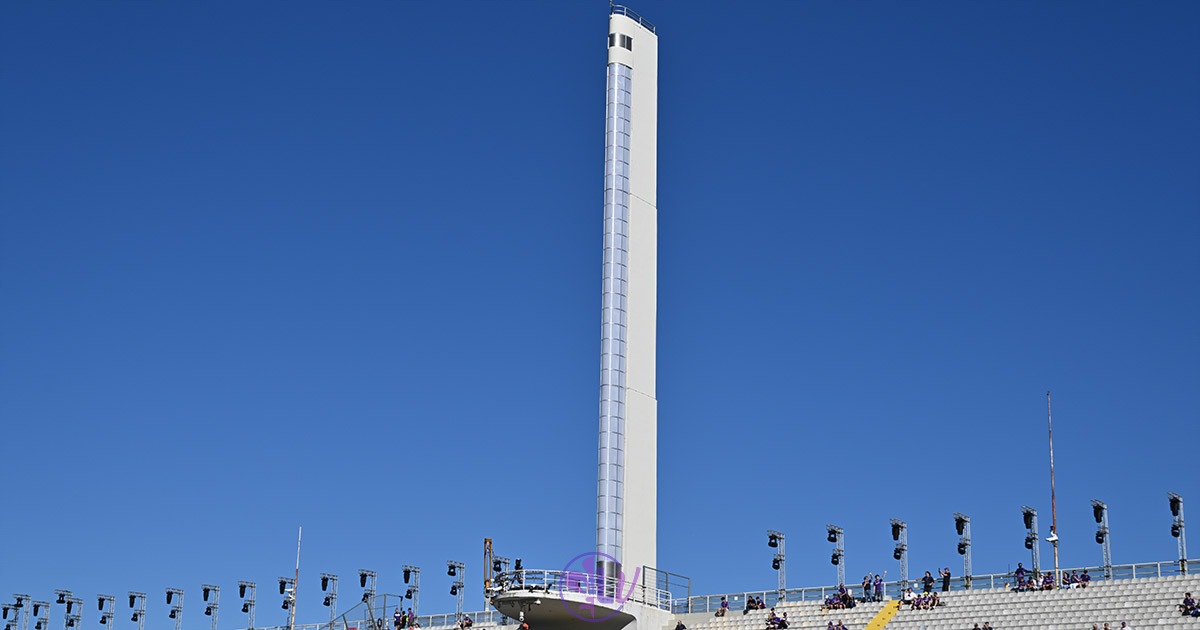 Nazione: “Nel nuovo Franchi ristoranti e lounge in maratona. Arriva anche l'ascensore nella torre" - Firenze, Stadio Franchi, 29.08.2026, Fiorentina-Frosinone, foto Lisa Guglielmi. Copyright Labaroviola.com