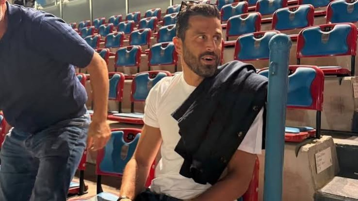 Grosso al Massimino di Catania per vedere il figlio in campo nel Crotone in Serie C ieri sera - 
