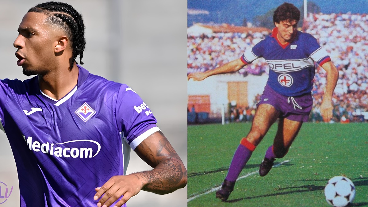 Monelli: "Vidi il portiere che era lontano dai pali. Quando tiri da certe distanze a comandare è l'istinto" - Firenze, Stadio Franchi, 20.09.2026, Fiorentina-Napoli, foto Lisa Guglielmi. Copyright Labaroviola.com