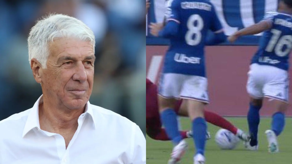 Gasperini sull'espulsione di Malen: "Il calcio non è fatto di fotogrammi che falsificano la realtà" - 